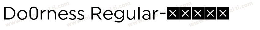 Do0rness Regular字体转换